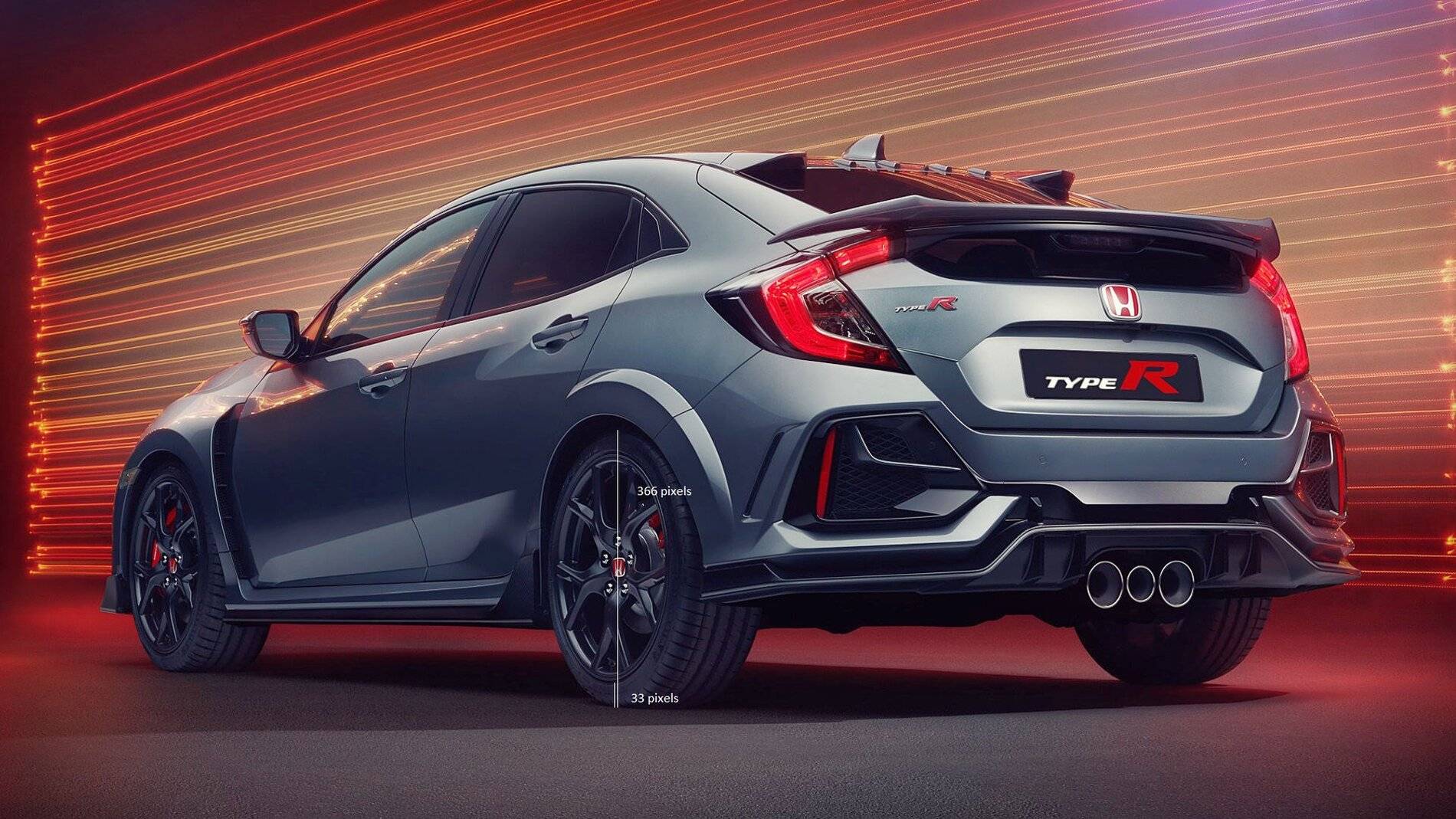 11th Gen Honda Civic 2023 Civic Type R Official Teaser From Honda!! "Ready for Nurburgring Testing." honda-civic-type-r-sport-line-2020-back