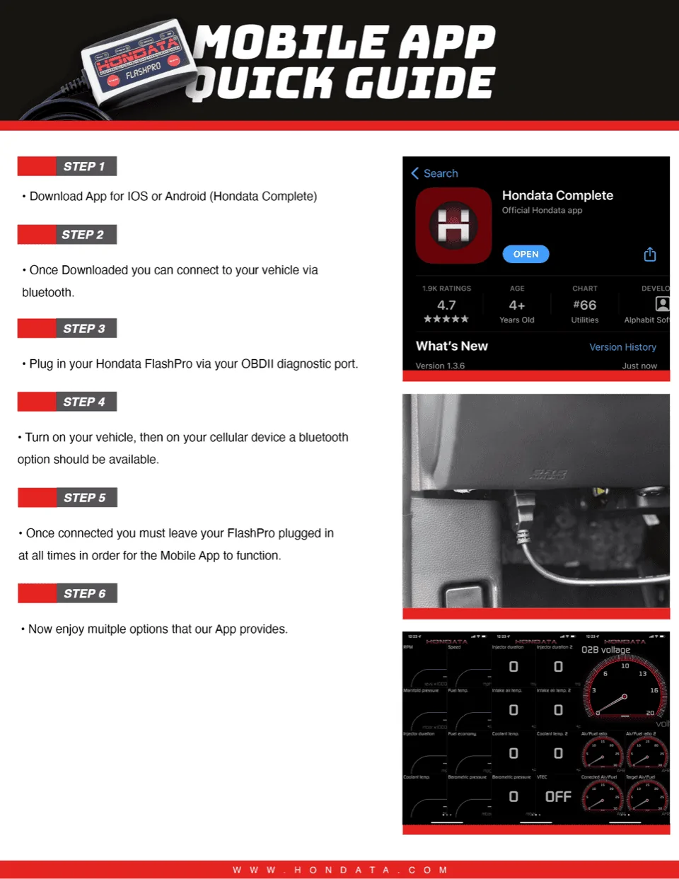 11th Gen Honda Civic Hondata Mobile Quick Start Guide | 11th Gen Civic hondata-mobile-app-quick-start-guide-templat