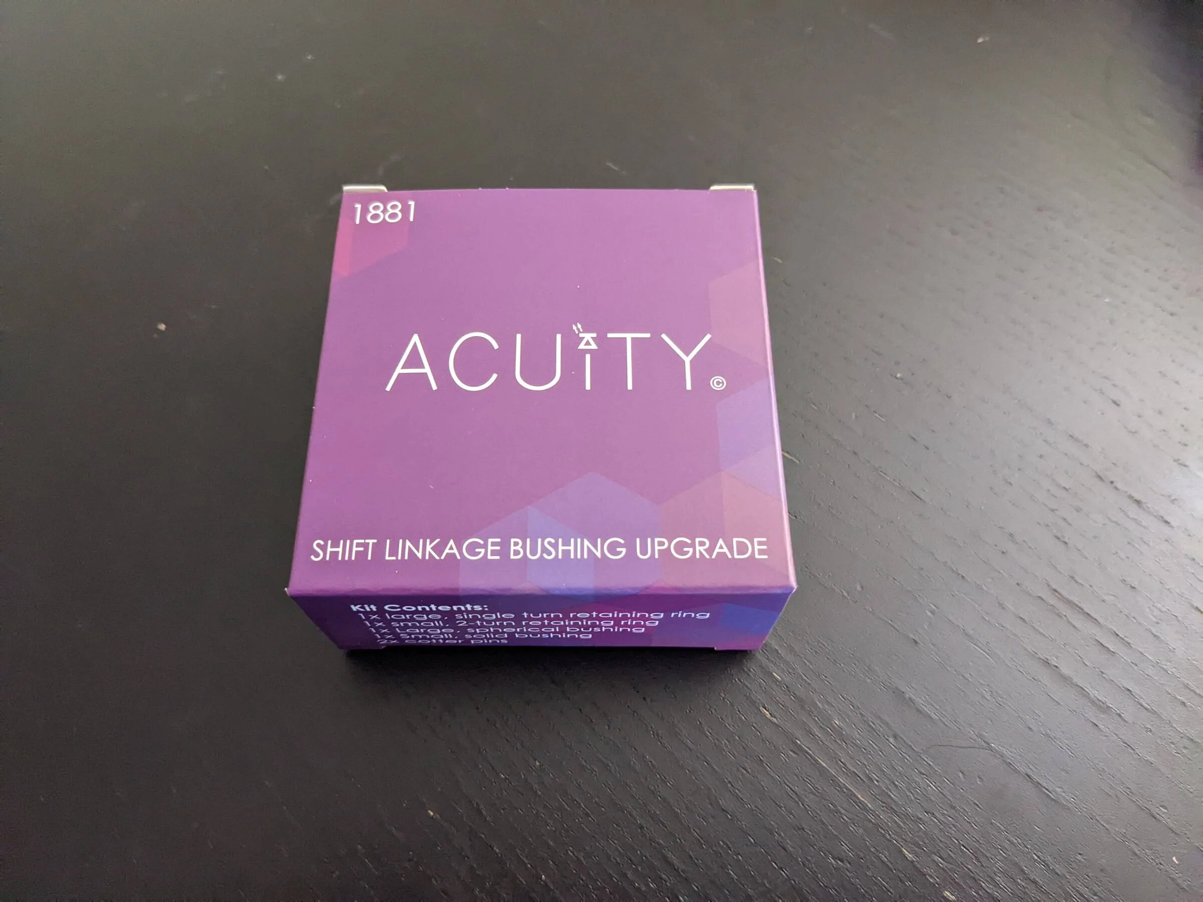 11th Gen Honda Civic Installed Acuity Instruments shifter cable bushings. iisxBn