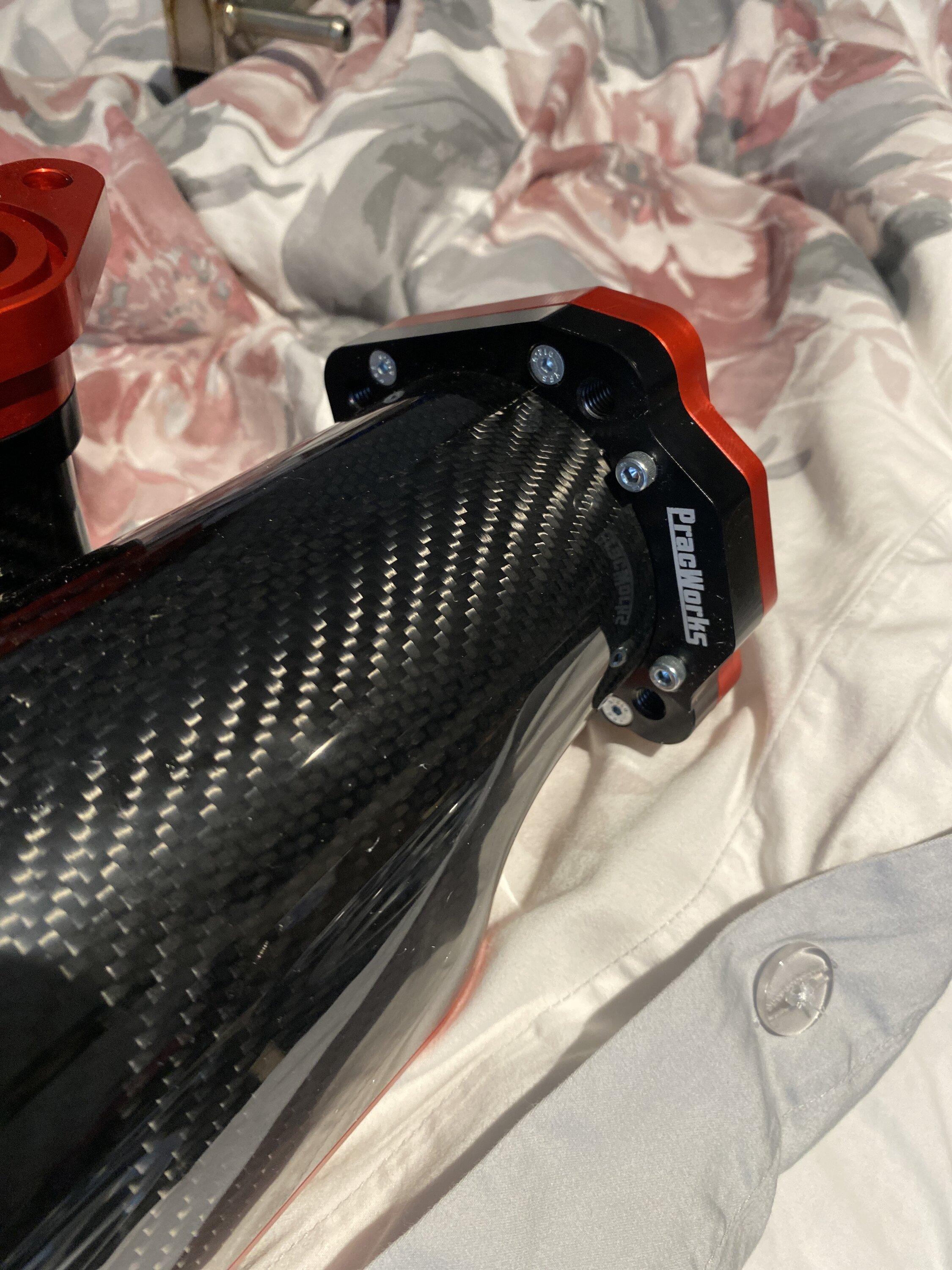 11th Gen Honda Civic SOLD FL5/FK8 type R PracWorks Carbon Fiber intake manifold, almost brand new image