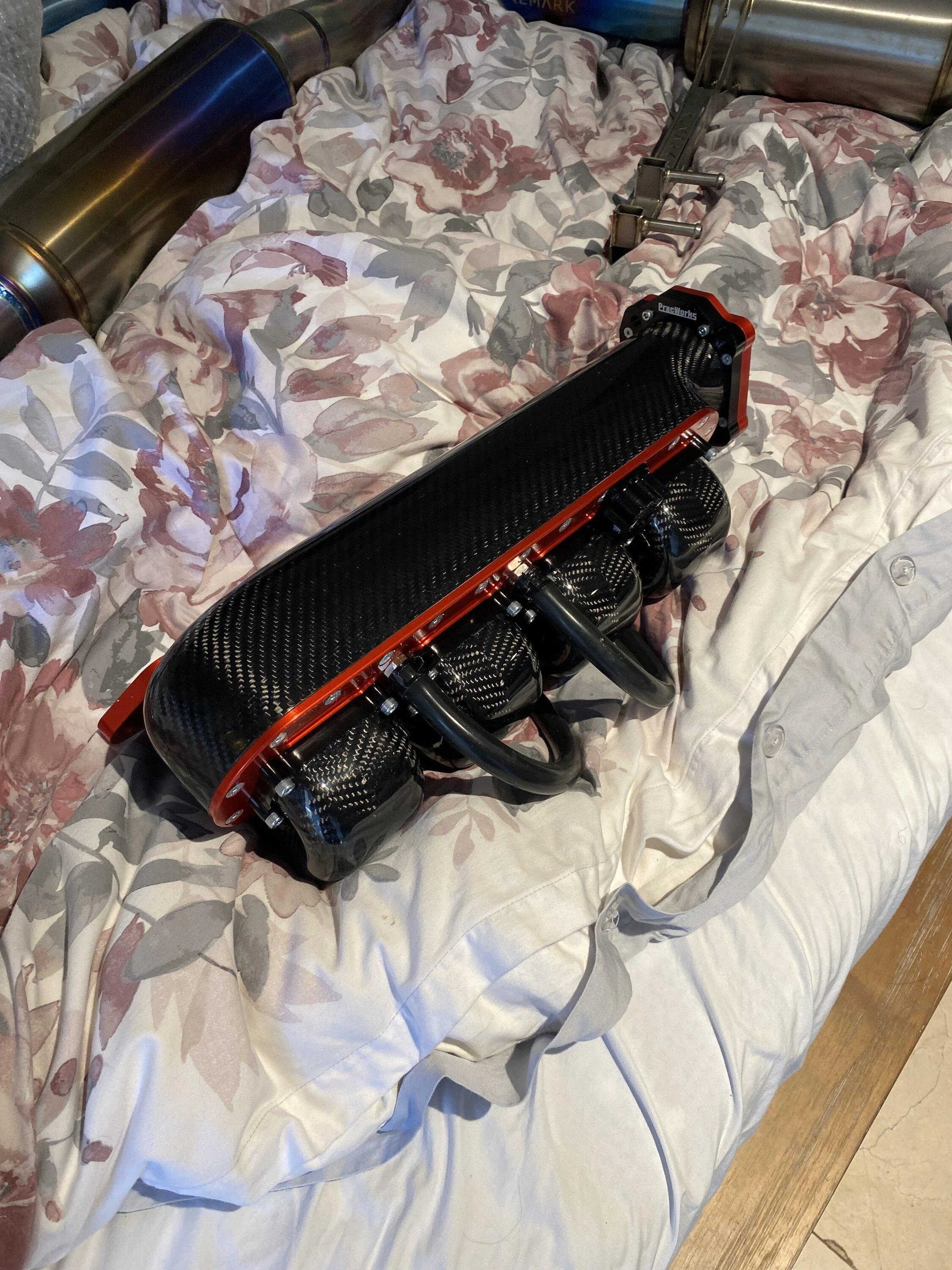11th Gen Honda Civic SOLD FL5/FK8 type R PracWorks Carbon Fiber intake manifold, almost brand new imag