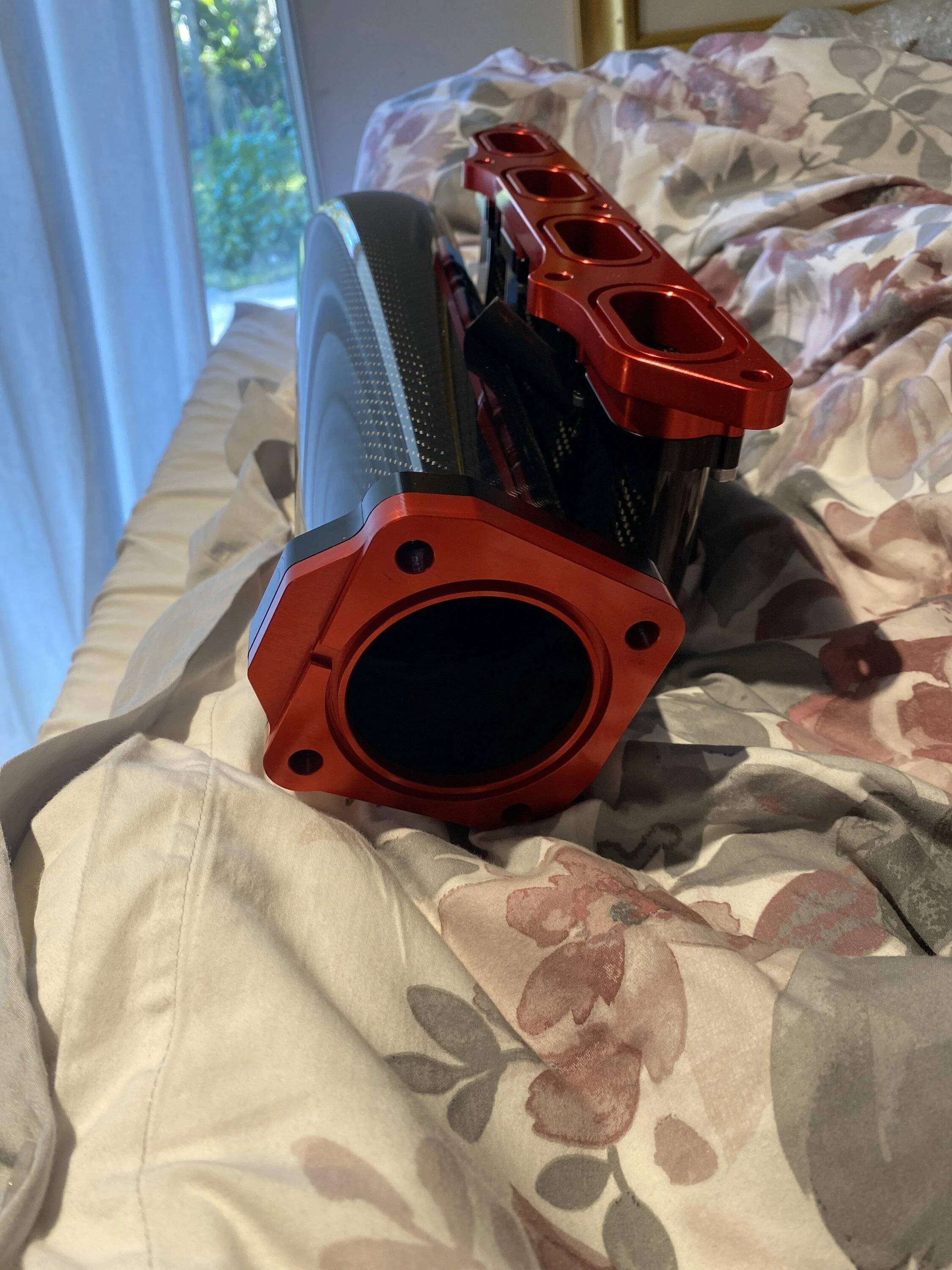 11th Gen Honda Civic SOLD FL5/FK8 type R PracWorks Carbon Fiber intake manifold, almost brand new imag