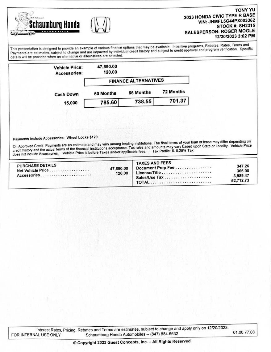 11th Gen Honda Civic 2023 Civic Type R Waitlist / Deposit / Reservations List - Check in here! image000000