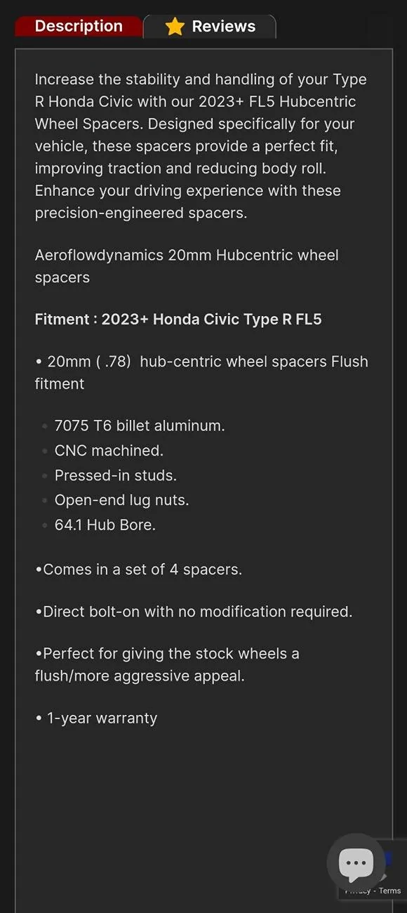 11th Gen Honda Civic The FL5 Civic Type R Wheel Spacer Reference Thread image000000