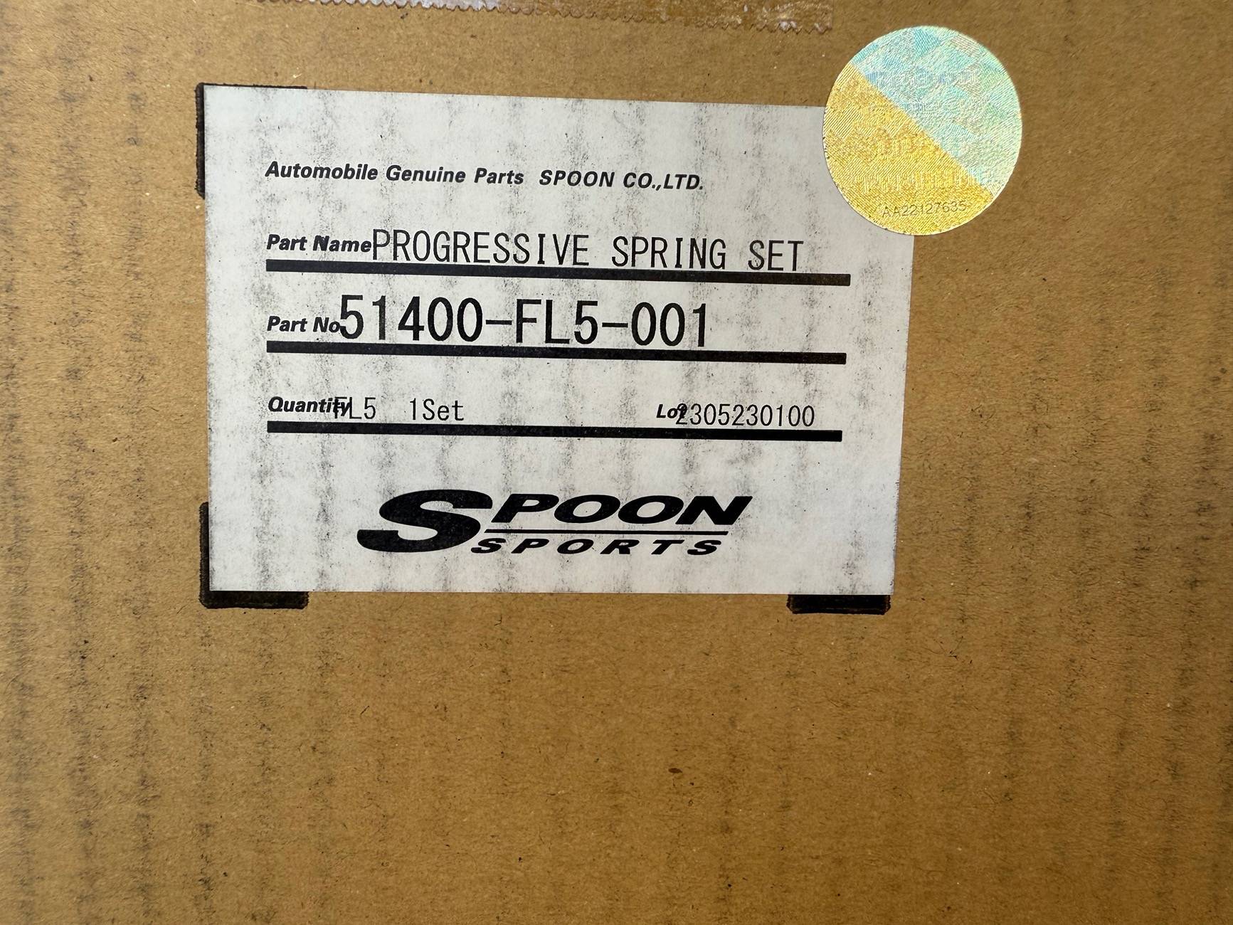 11th Gen Honda Civic FS: Spoon Springs **Brand New** FL5 Type R IMG_0020