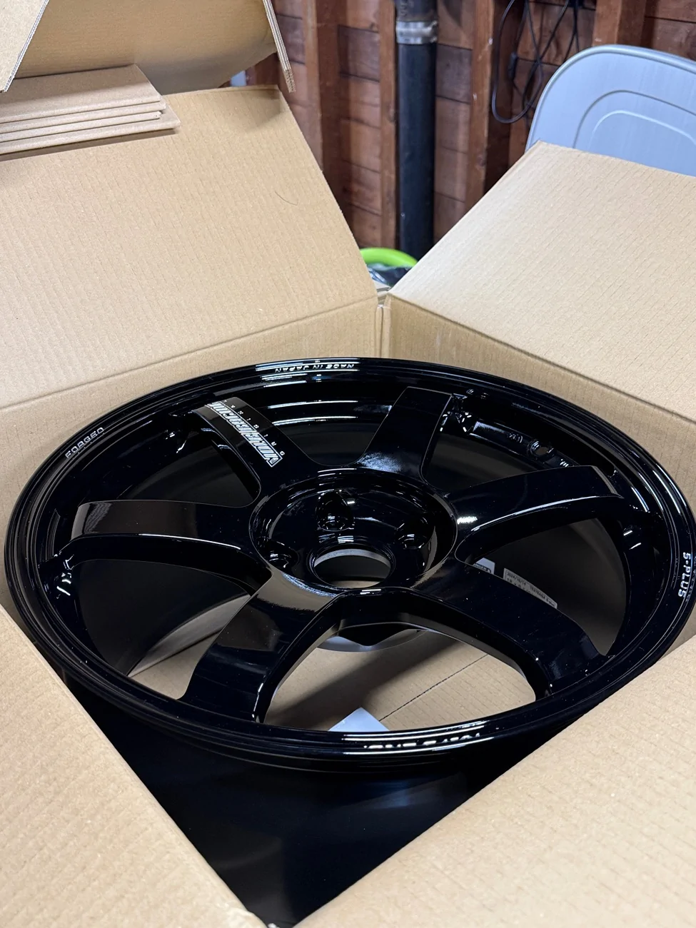 11th Gen Honda Civic SOLD: TE37 Saga S Plus 18x9.5 +45 5x120 Gloss Black IMG_0060