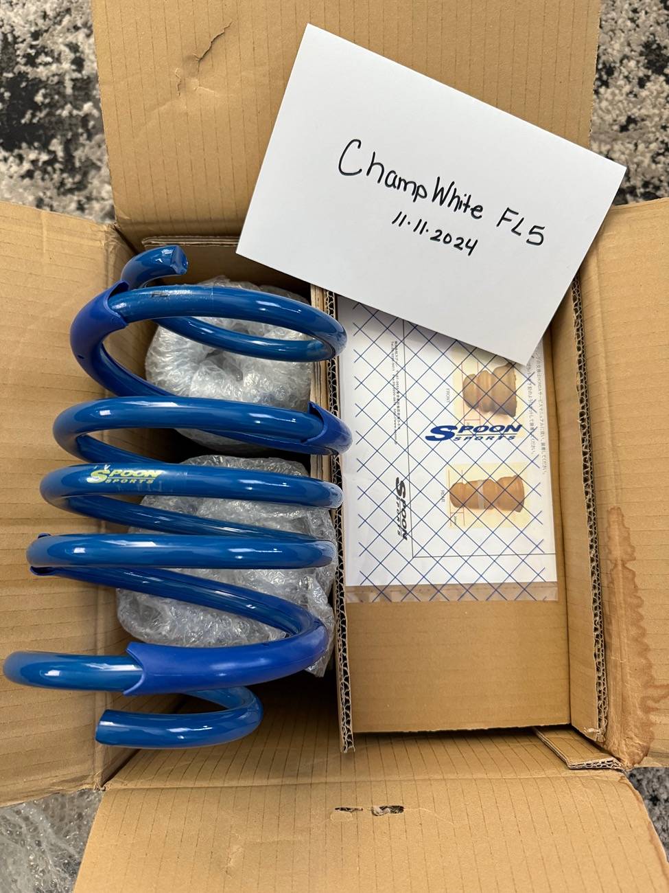 11th Gen Honda Civic FS: Spoon Springs **Brand New** FL5 Type R IMG_0164