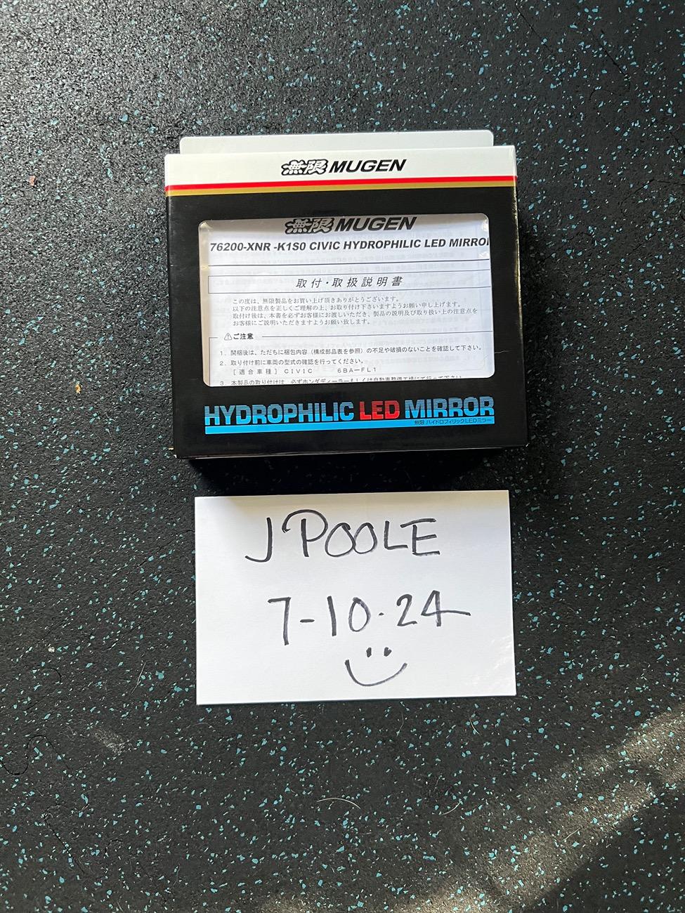 11th Gen Honda Civic Mugen LED Side Mirror Kit SOLD IMG_0187