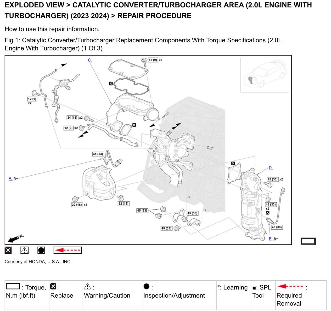 11th Gen Honda Civic Service manual TWC (Downpipe) Remarks Confusion IMG_0216