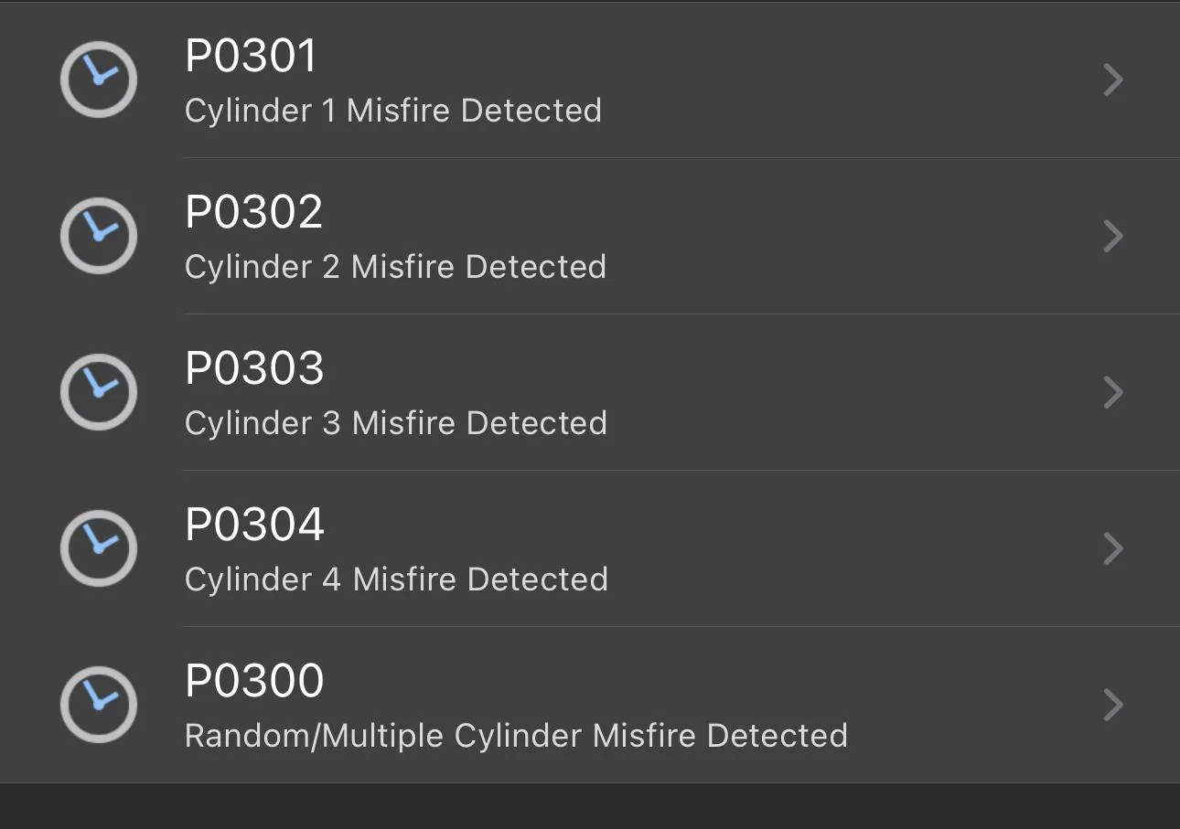 11th Gen Honda Civic 2023 Si Random Misfire All Cylinders IMG_0507