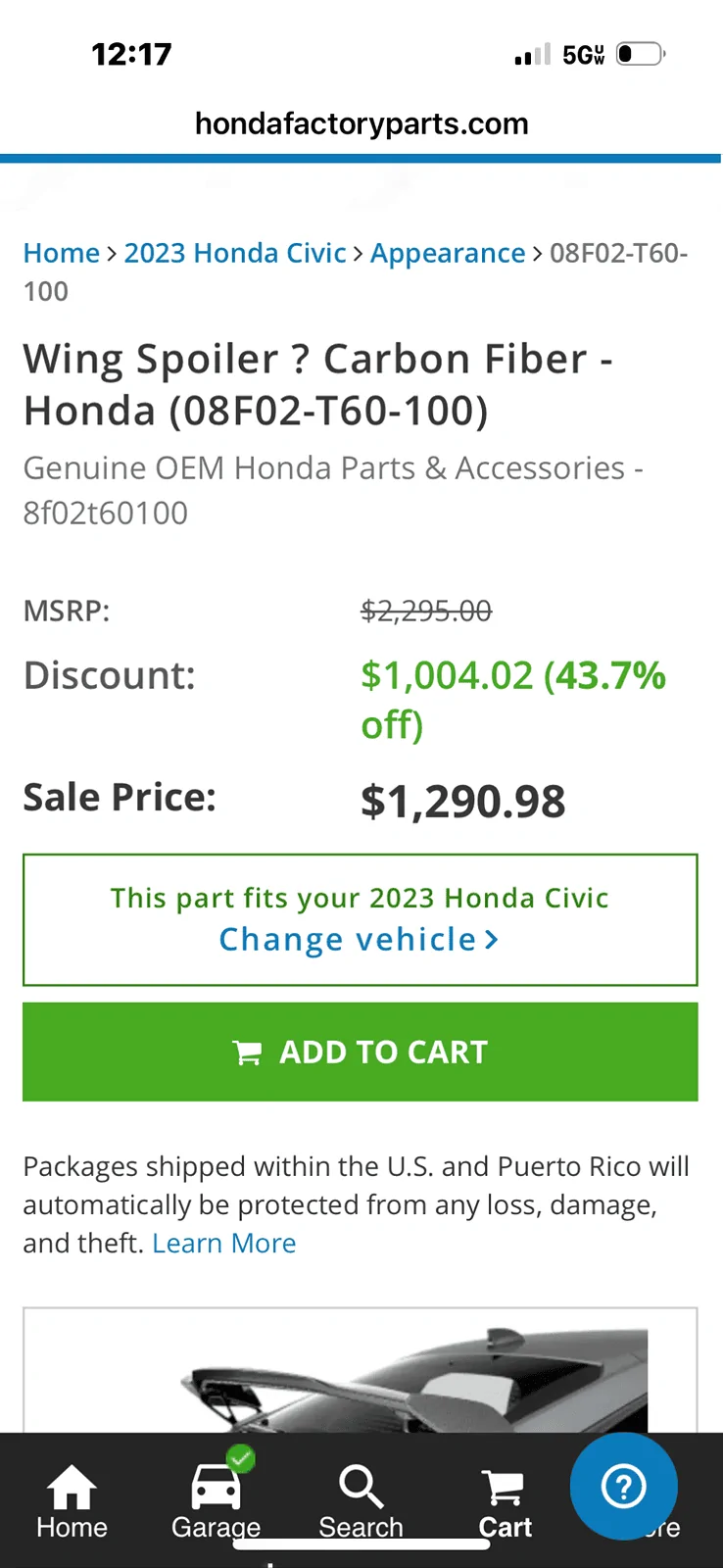 11th Gen Honda Civic Thoughts on the carbon fibre wing? IMG_0703