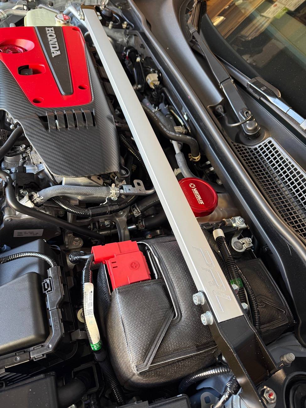 11th Gen Honda Civic Seam sealer cracking on strut tower IMG_0829