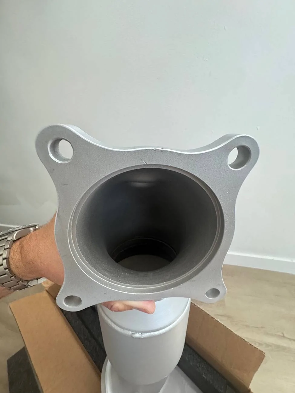 11th Gen Honda Civic SOLD - FS: NEW TSP Downpipe - silver cerakote IMG_1002