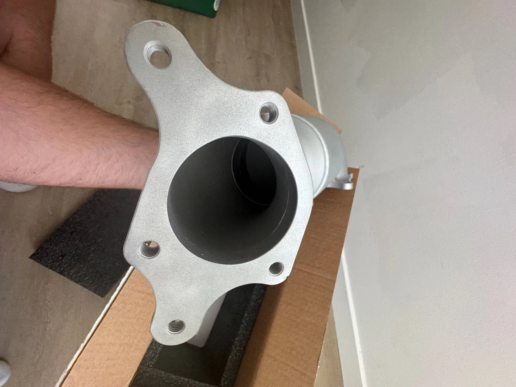 11th Gen Honda Civic SOLD - FS: NEW TSP Downpipe - silver cerakote IMG_1004