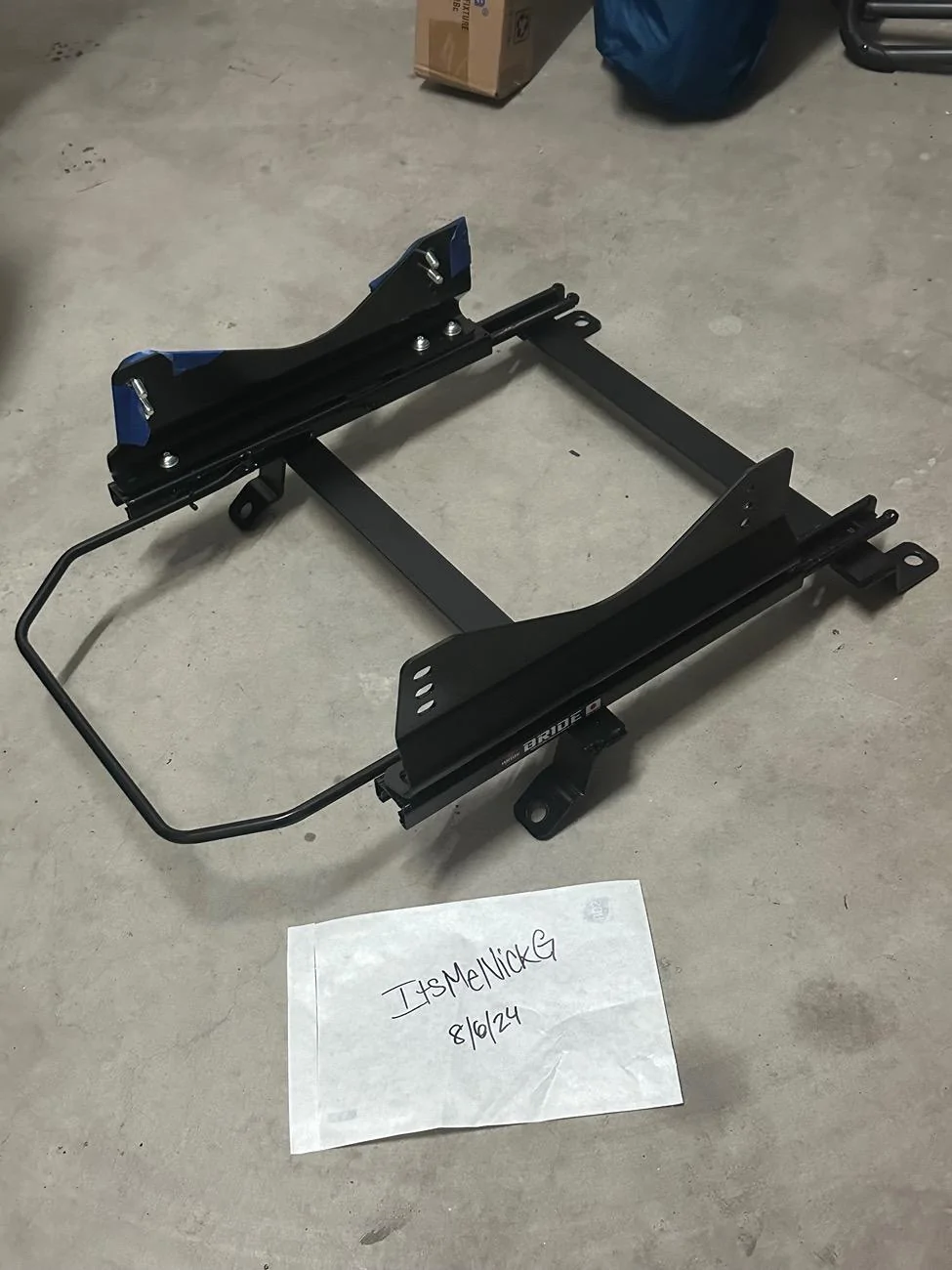 11th Gen Honda Civic Bride Type-FO Driver Seat Rail IMG_1114