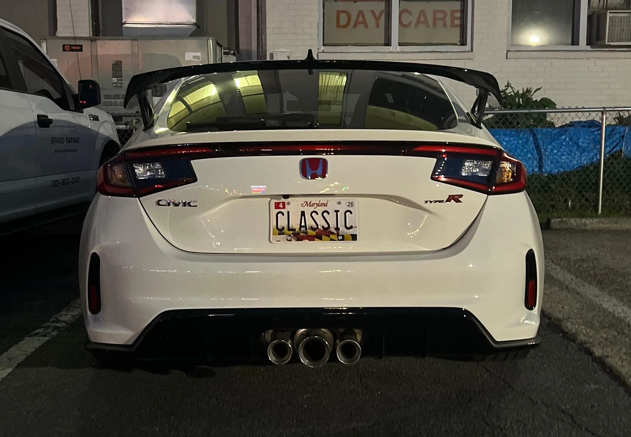 11th Gen Honda Civic FL5 Vanity Plate Hall of Fame IMG_1159