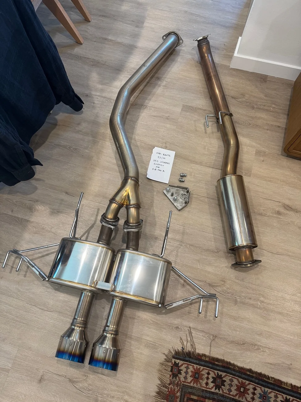 11th Gen Honda Civic FS: HKS Legamax Exhaust IMG_1499