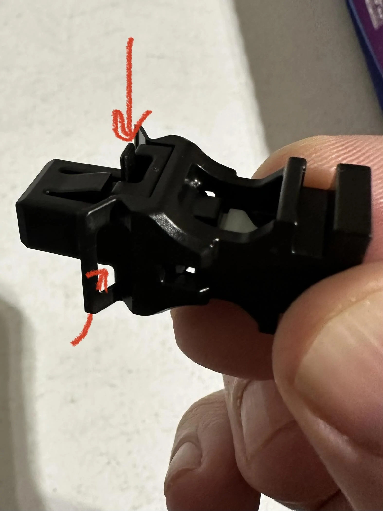 11th Gen Honda Civic A-Pillar clip front driver (routing dash cam wires behind A-Pillar) IMG_1546