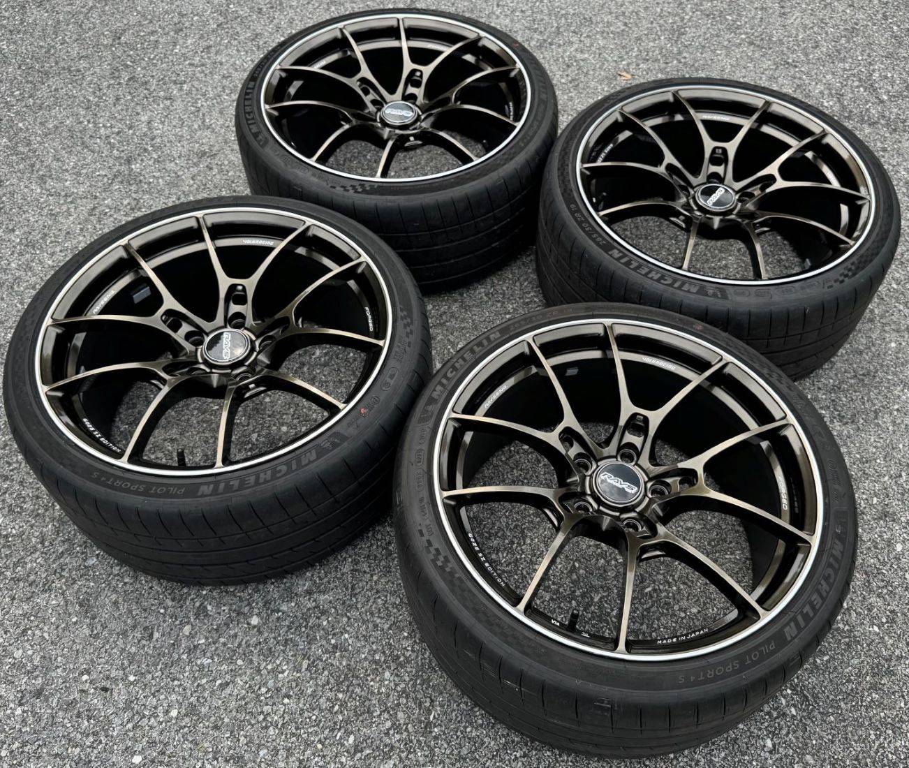 11th Gen Honda Civic Rays Volk Racing G025 installed on FL5 IMG_1748