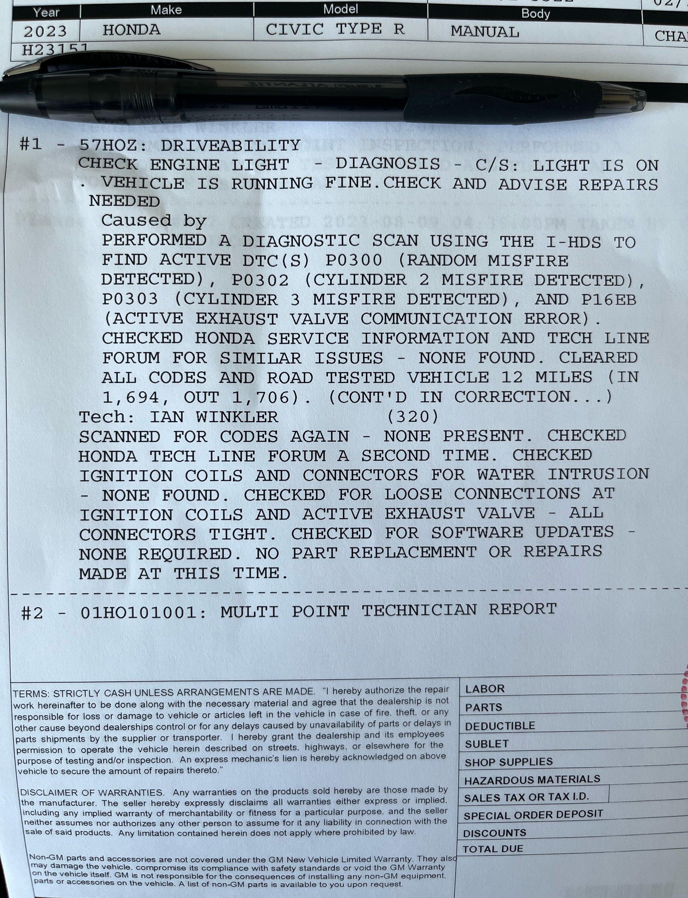 11th Gen Honda Civic FL5 Emission and Rev-matching System Problem (P0011) IMG_1851