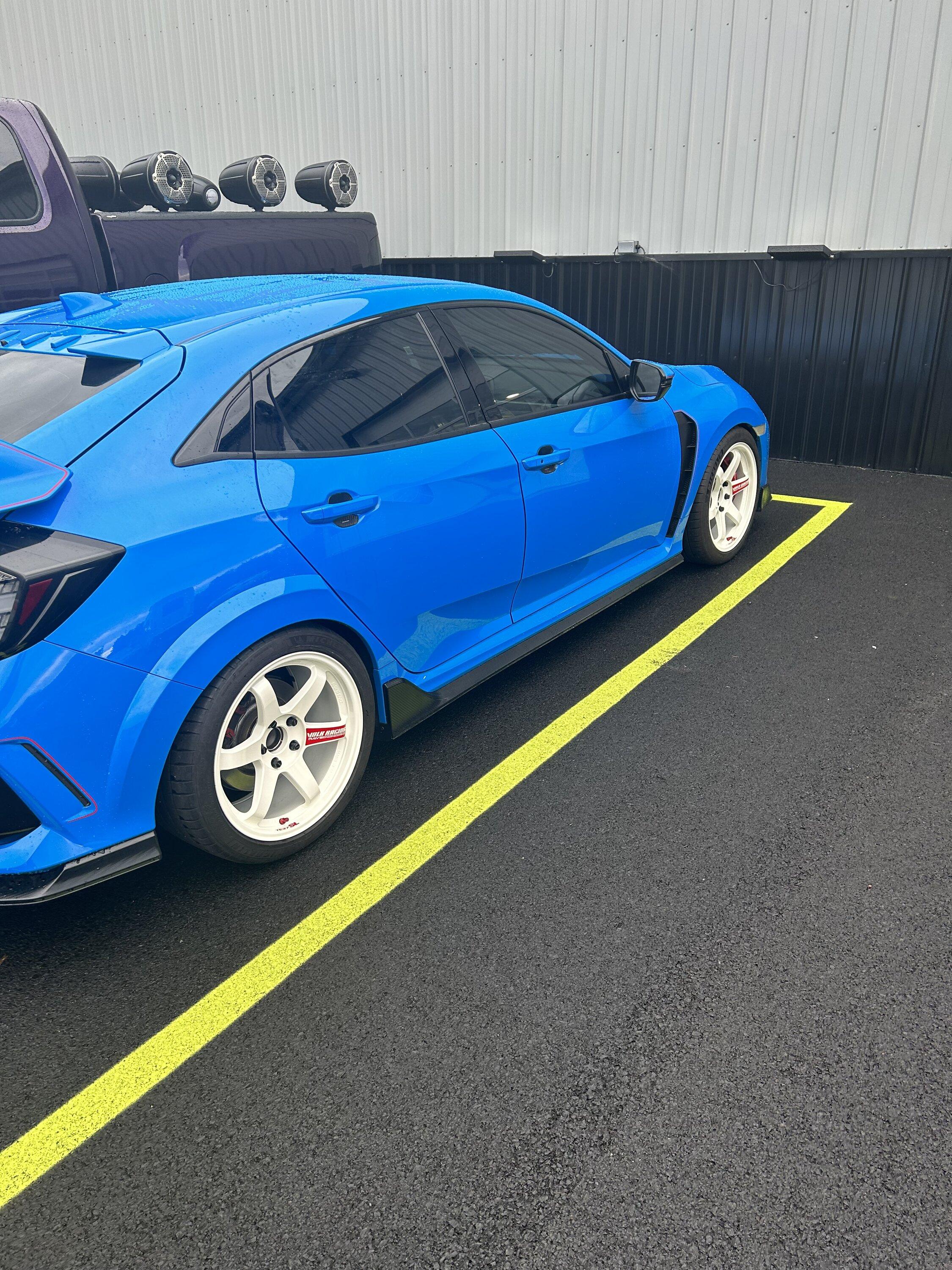 11th Gen Honda Civic TE-37 saga SL white 18” IMG_1875