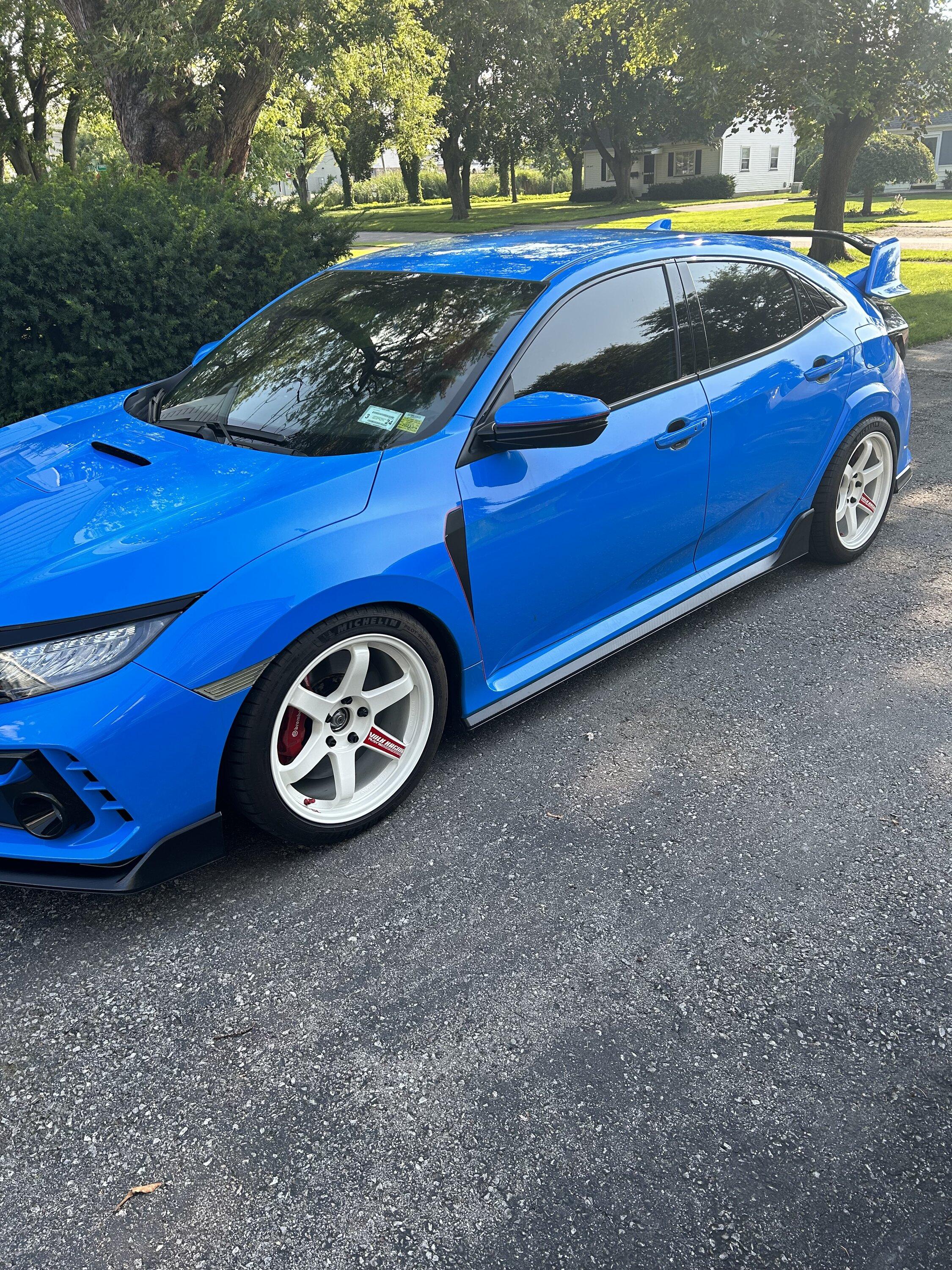 11th Gen Honda Civic TE-37 saga SL white 18” IMG_1879