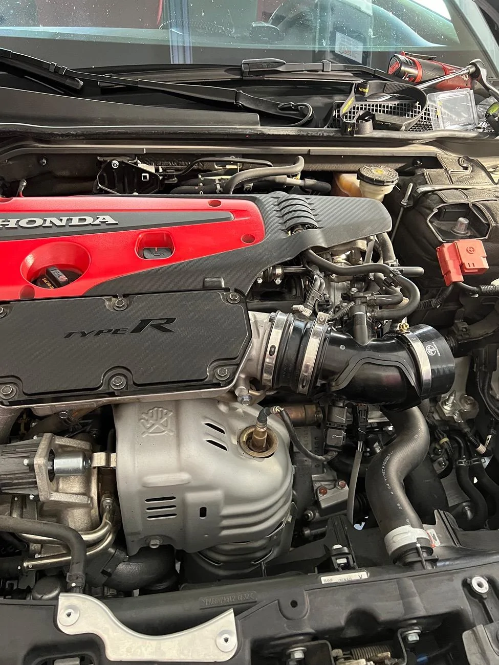 11th Gen Honda Civic ARMA Speed Carbon Fiber Air Intake installed IMG_2009