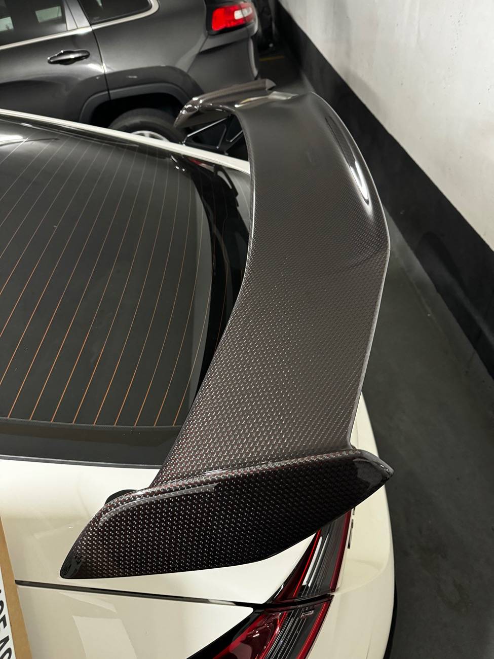 11th Gen Honda Civic Carbon fiber OEM wing - brand new condition with extras IMG_2016