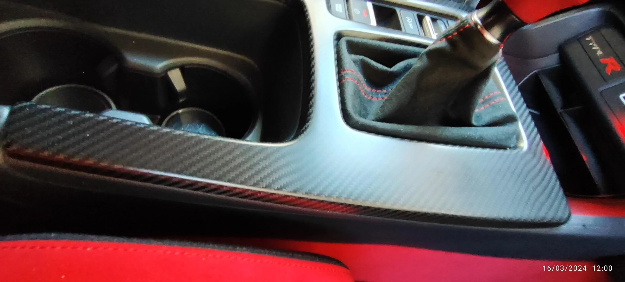 11th Gen Honda Civic JSWAN Real Carbon Fiber Center Console IMG_20240316_120042