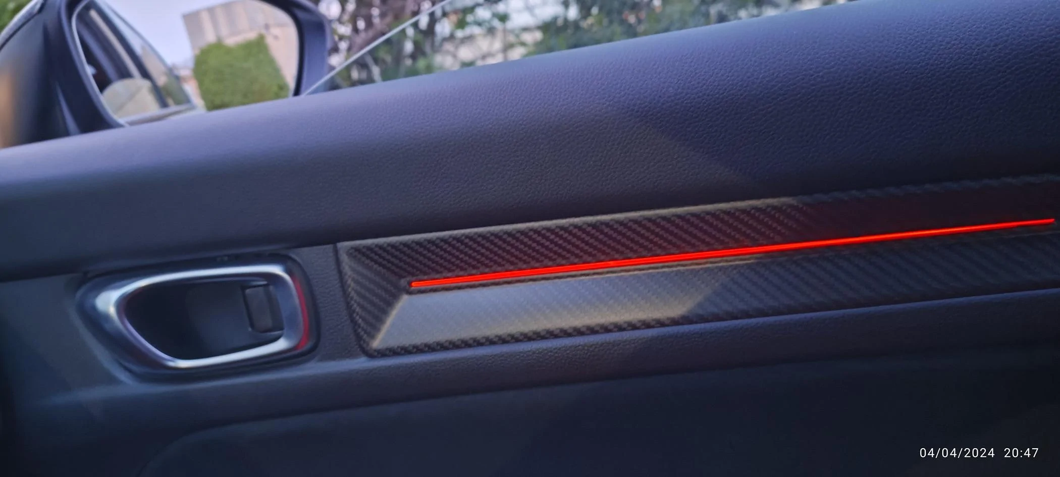 11th Gen Honda Civic JSWAN Real Carbon Fiber Center Console IMG_20240404_204710