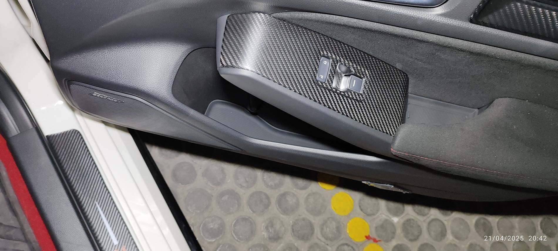 11th Gen Honda Civic Cup Holder and other doors anti slip rubber mats IMG_20250421_204237