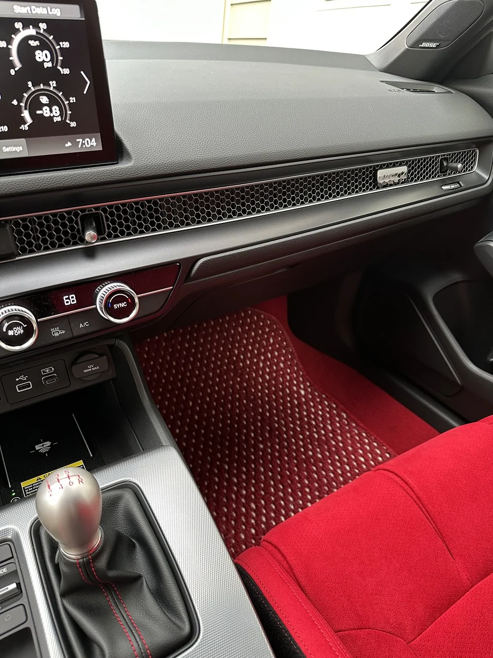 11th Gen Honda Civic Cocomats - red eye candy IMG_2027s