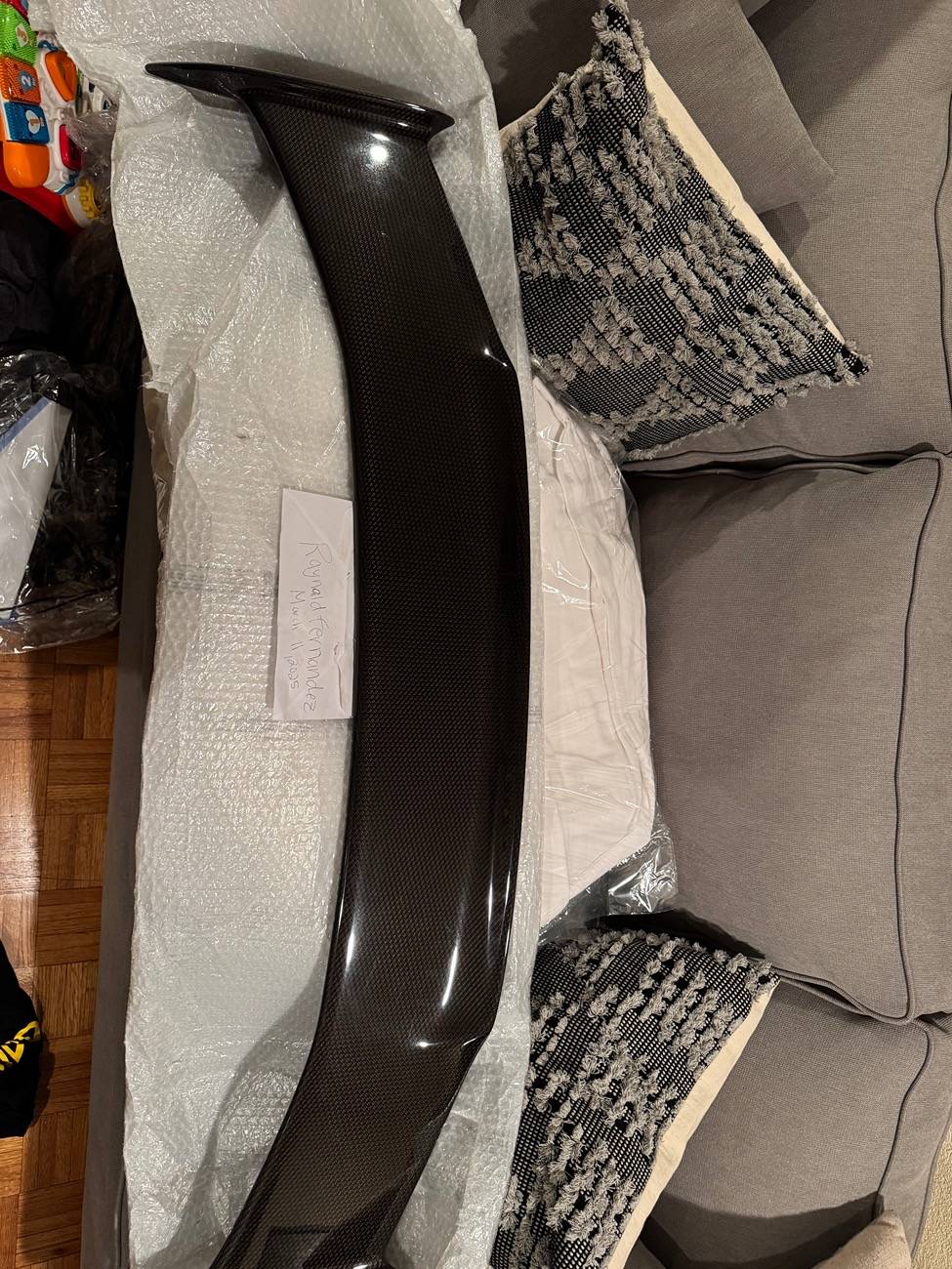 11th Gen Honda Civic OEM Carbon fiber wing IMG_2054