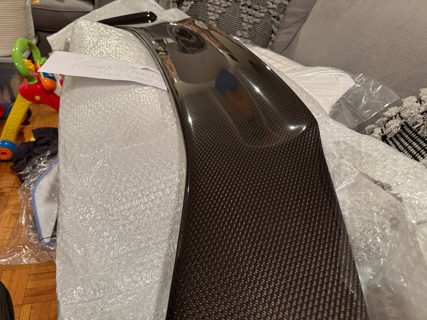 11th Gen Honda Civic OEM Carbon fiber wing IMG_2055
