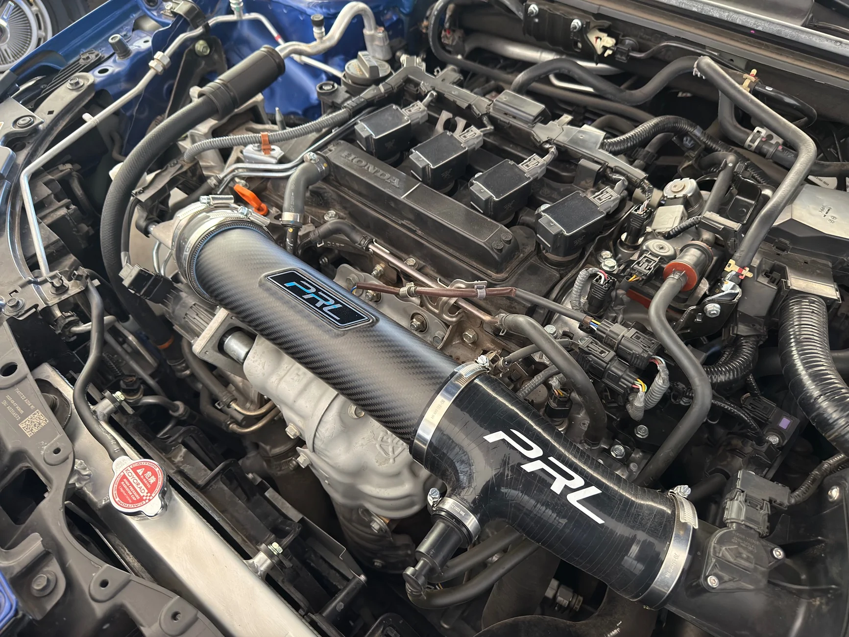 11th Gen Honda Civic PRL Carbon Fiber Inlet Pipe Photos IMG_2150