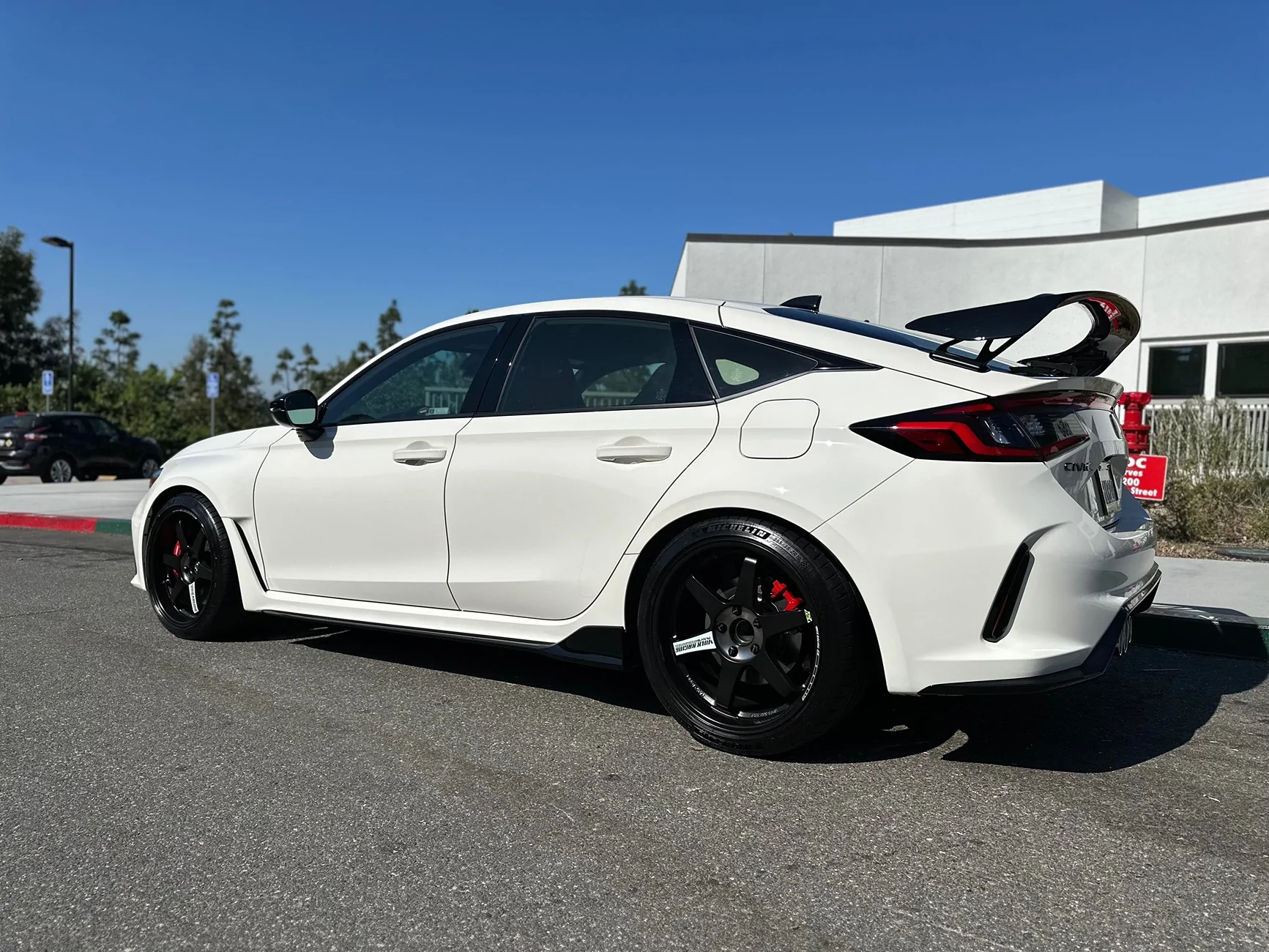 11th Gen Honda Civic FS: Volk TE37 SL black edition II 19x9.5 +36 with tires IMG_2187