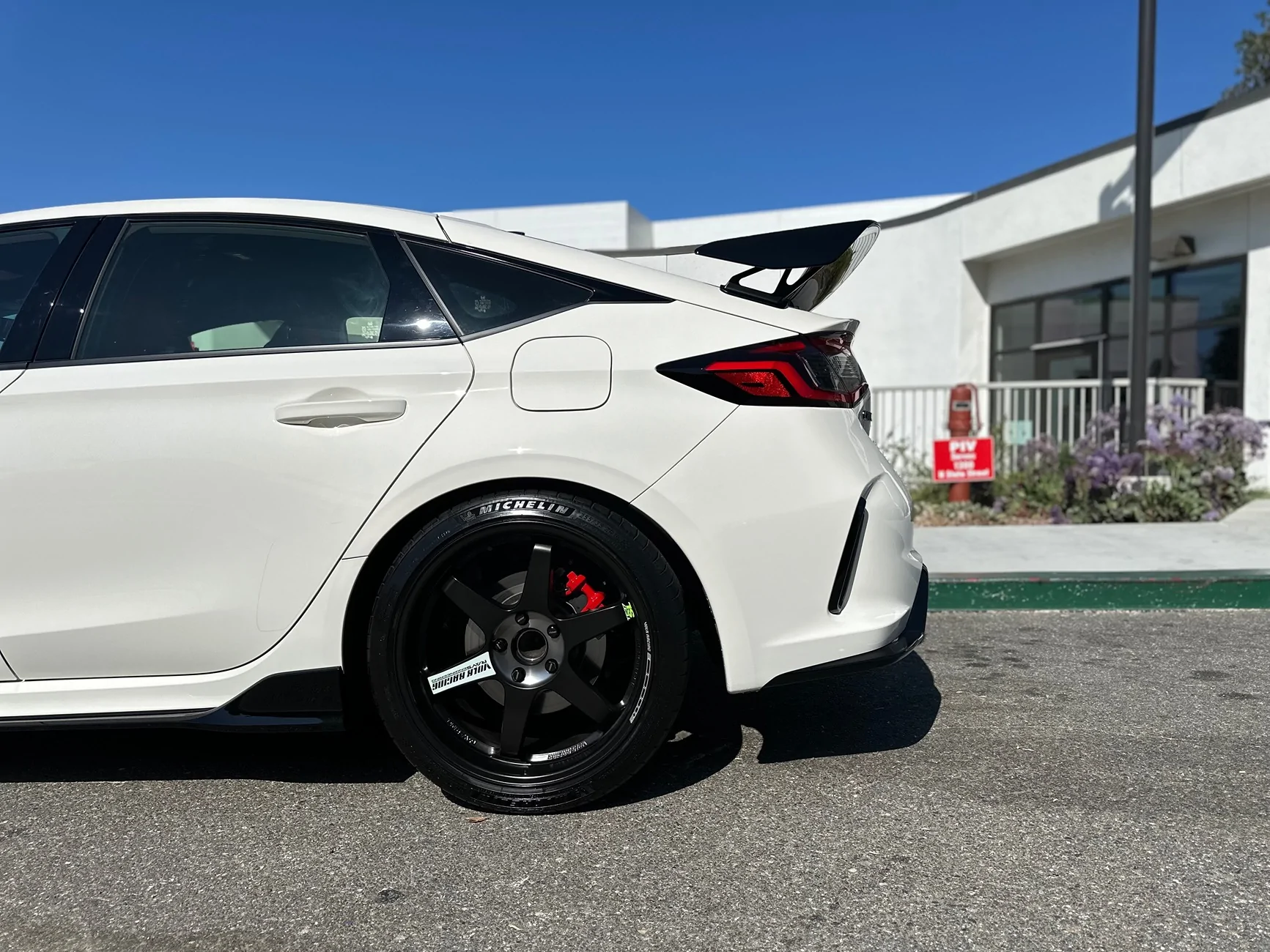 11th Gen Honda Civic FS: Volk TE37 SL black edition II 19x9.5 +36 with tires IMG_2192