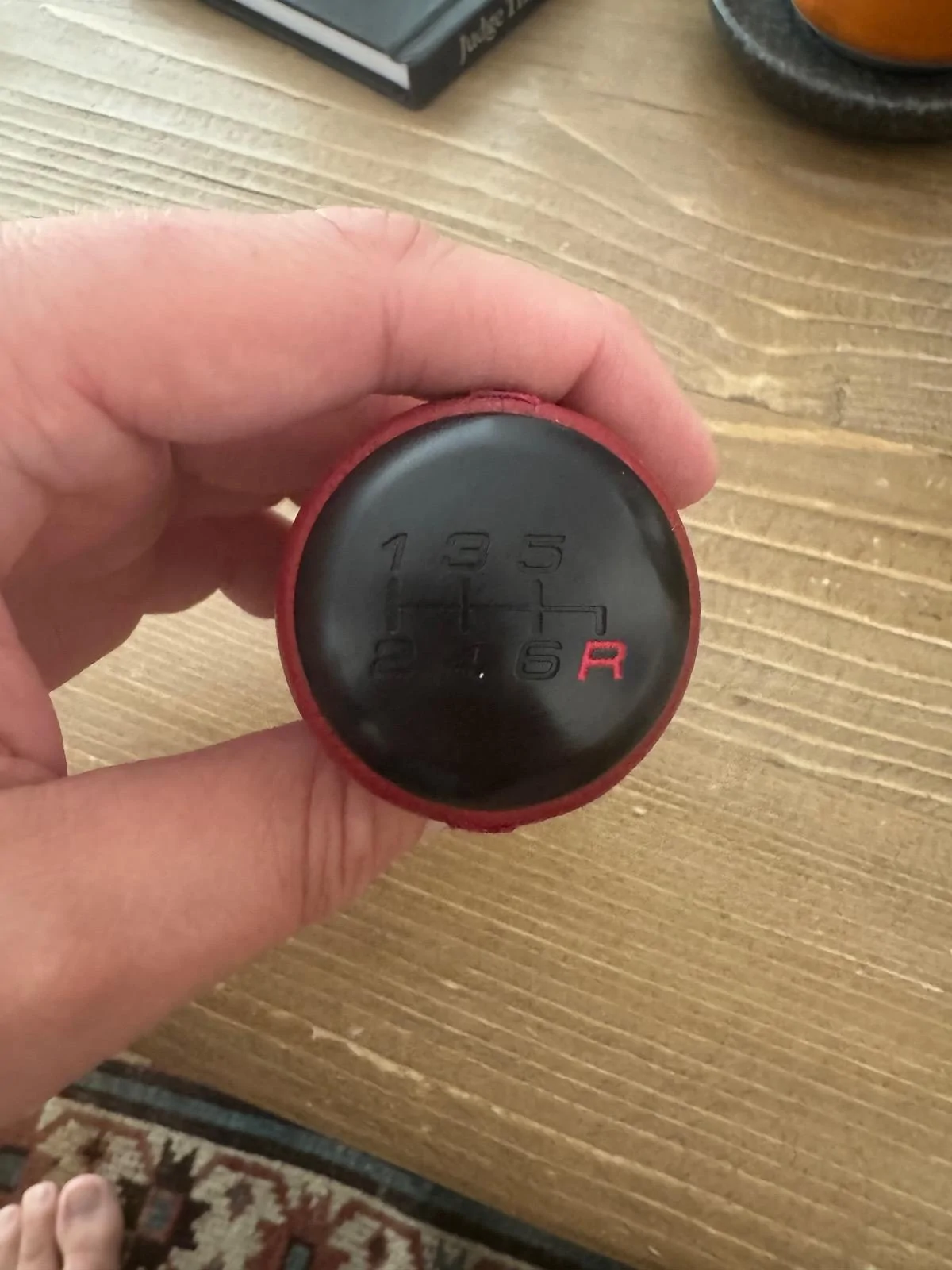 11th Gen Honda Civic Genuine Honda FL5 Leather Shift Knob IMG_2327