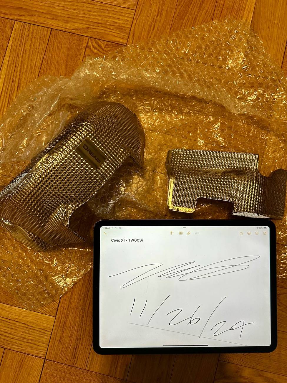 11th Gen Honda Civic New York - Dream turbo blanket & PTP downpipe blanket IMG_2347