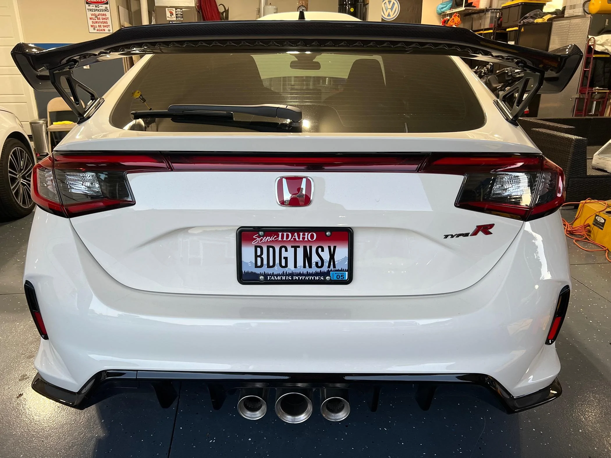 11th Gen Honda Civic FL5 Vanity Plate Hall of Fame IMG_2369