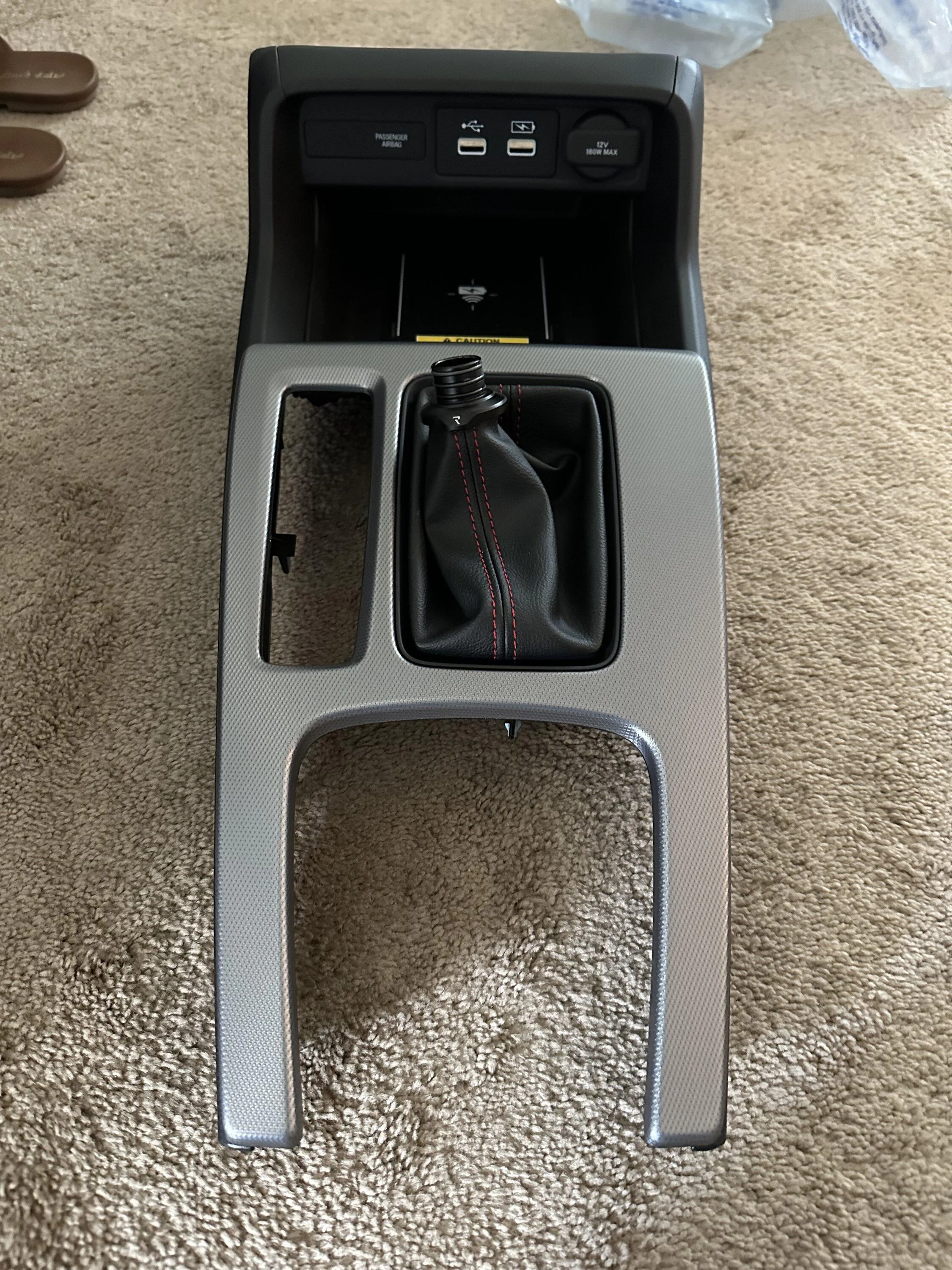 11th Gen Honda Civic Overland Designs suede wrapped center console is amazing! IMG_2411