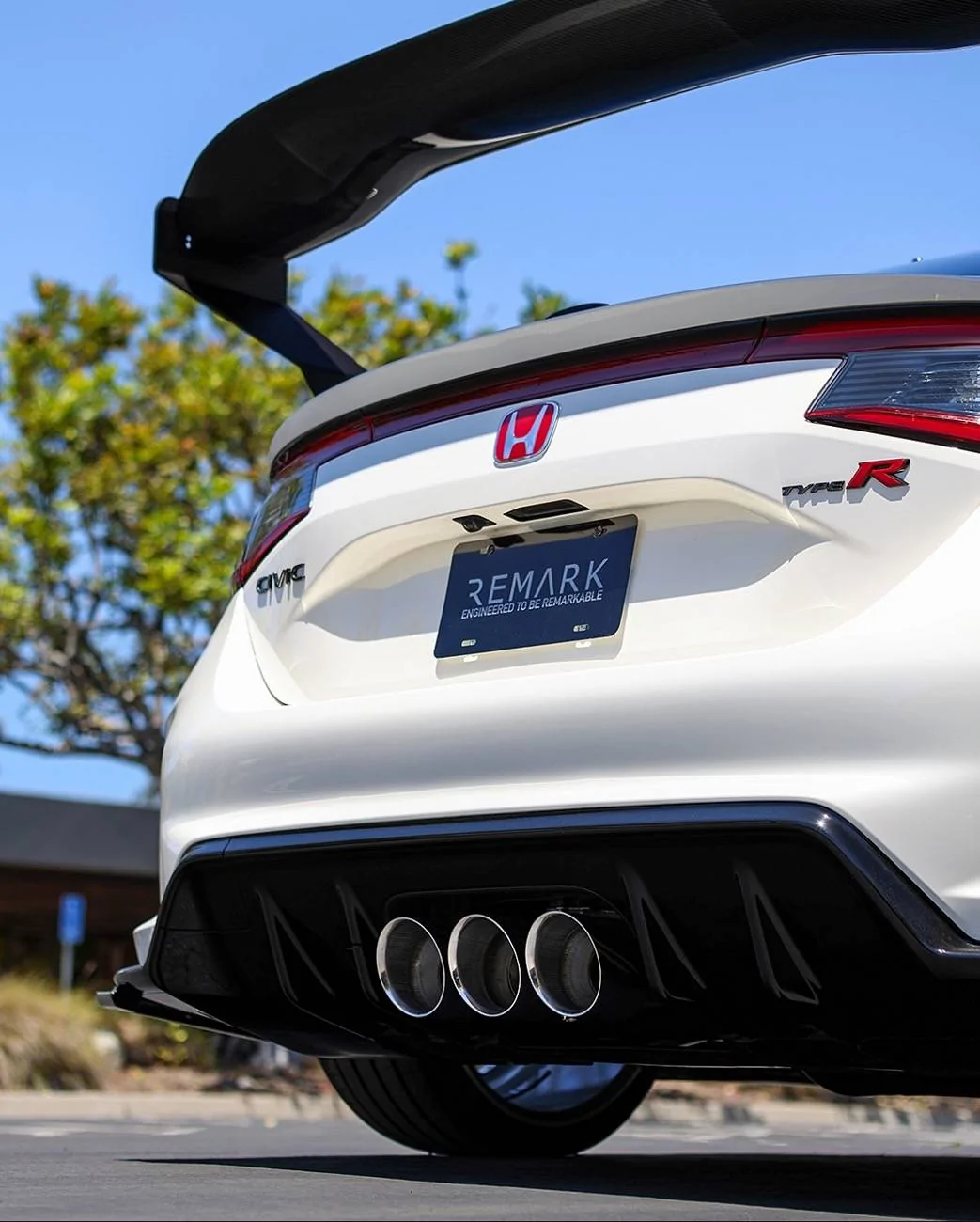 11th Gen Honda Civic Remark Sports Touring Q-Spec Triple Tip Catback for FL5 IMG_2704