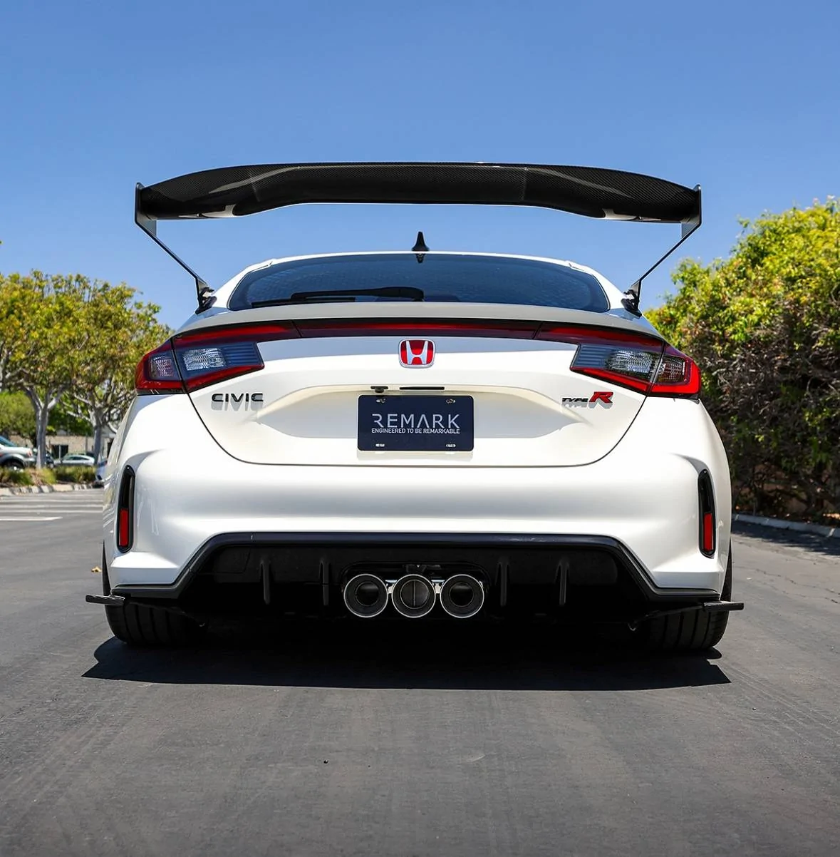 11th Gen Honda Civic Remark Sports Touring Q-Spec Triple Tip Catback for FL5 IMG_2708