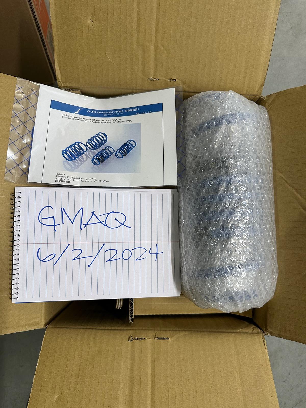 11th Gen Honda Civic SOLD Spoon FL5 Lowering Springs Brand New IMG_2826