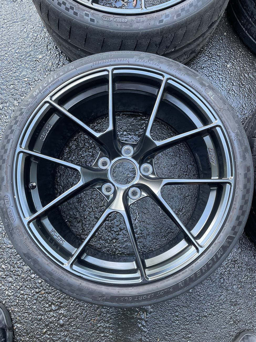 11th Gen Honda Civic Apex Forged VS-5RS 19x9.5 ET45 Satin Black IMG_3042