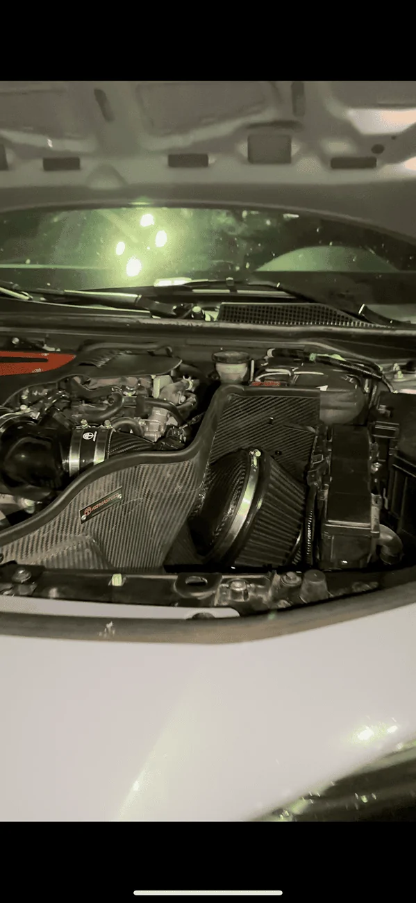 11th Gen Honda Civic ARMA Speed Carbon Fiber Air Intake installed IMG_3053