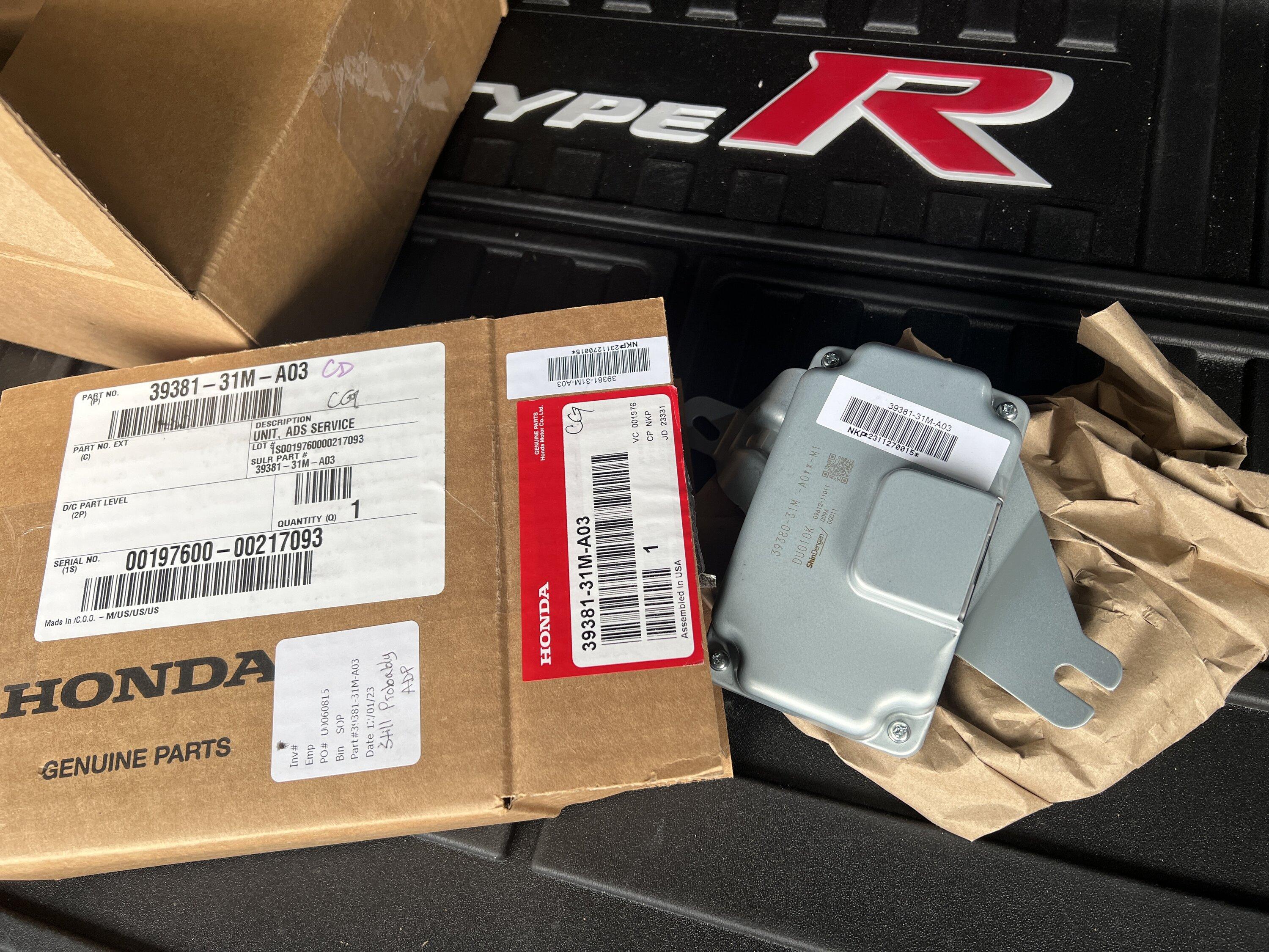 11th Gen Honda Civic ITS ADS Module Availability IMG_3184