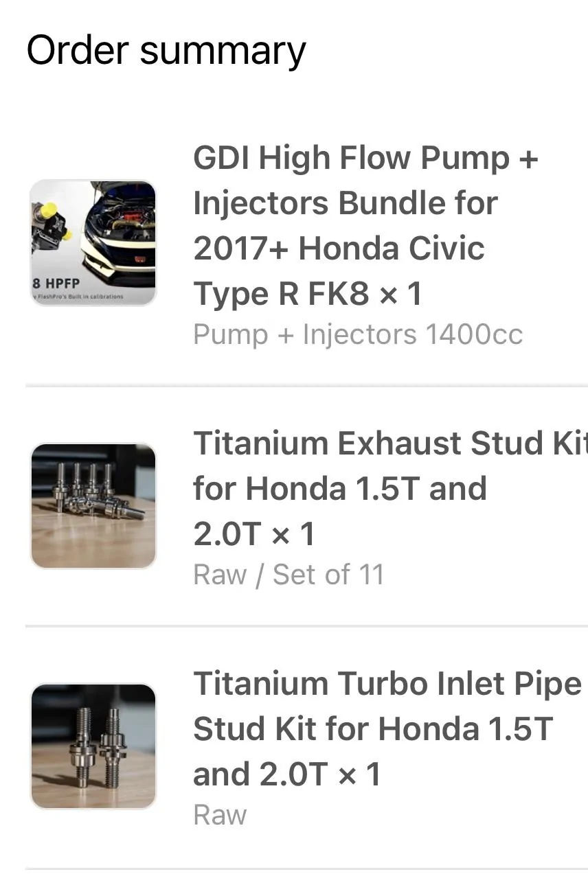 11th Gen Honda Civic Jester’s FL5 build journal. IMG_3191