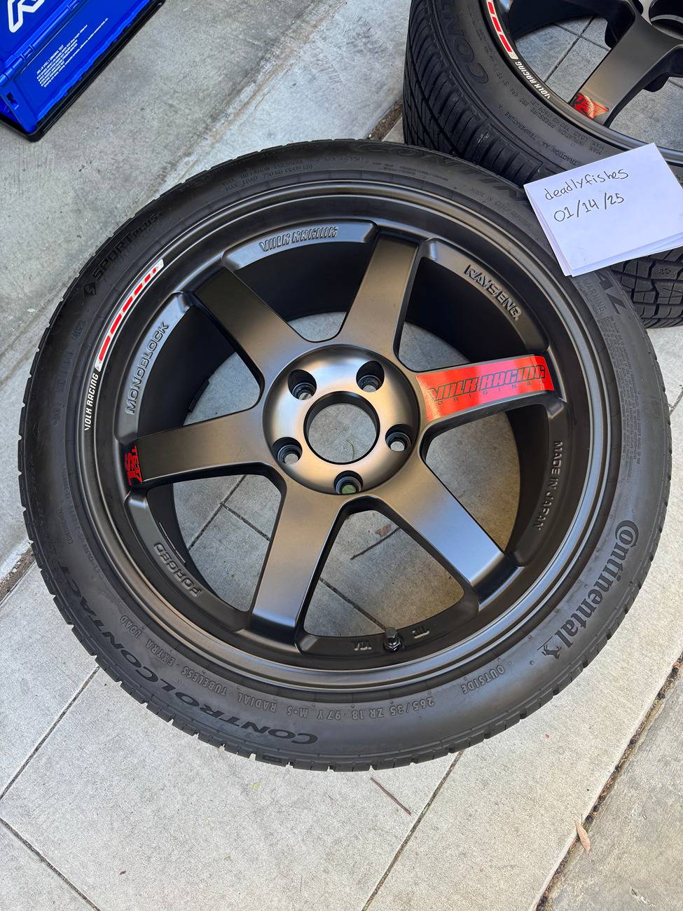 11th Gen Honda Civic FS - Volk Racing TE37SL Black Edition III Wheels (Set) - 18x9.5 / 5x120 / +39 IMG_3262