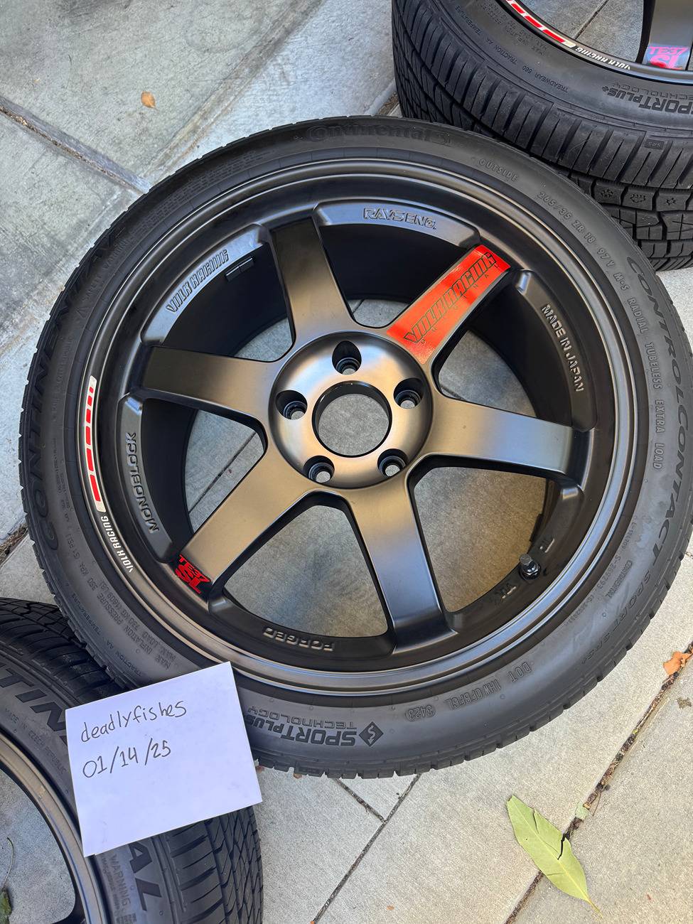 11th Gen Honda Civic FS - Volk Racing TE37SL Black Edition III Wheels (Set) - 18x9.5 / 5x120 / +39 IMG_3263